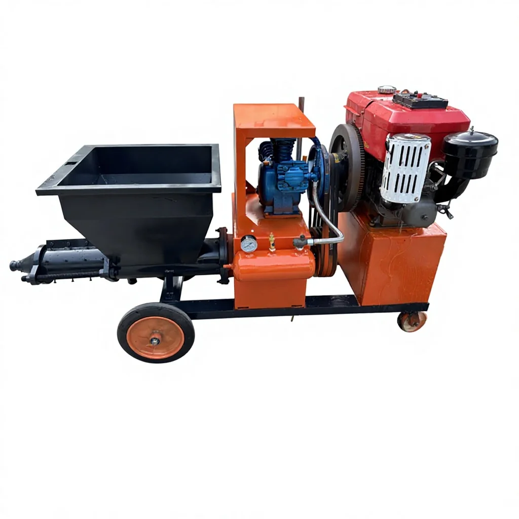 

Diesel power High-pressure Spraying Machine Multi-functional Coating Cement Mortar Grouting Putty Stone Paint Plaster Spray Gun