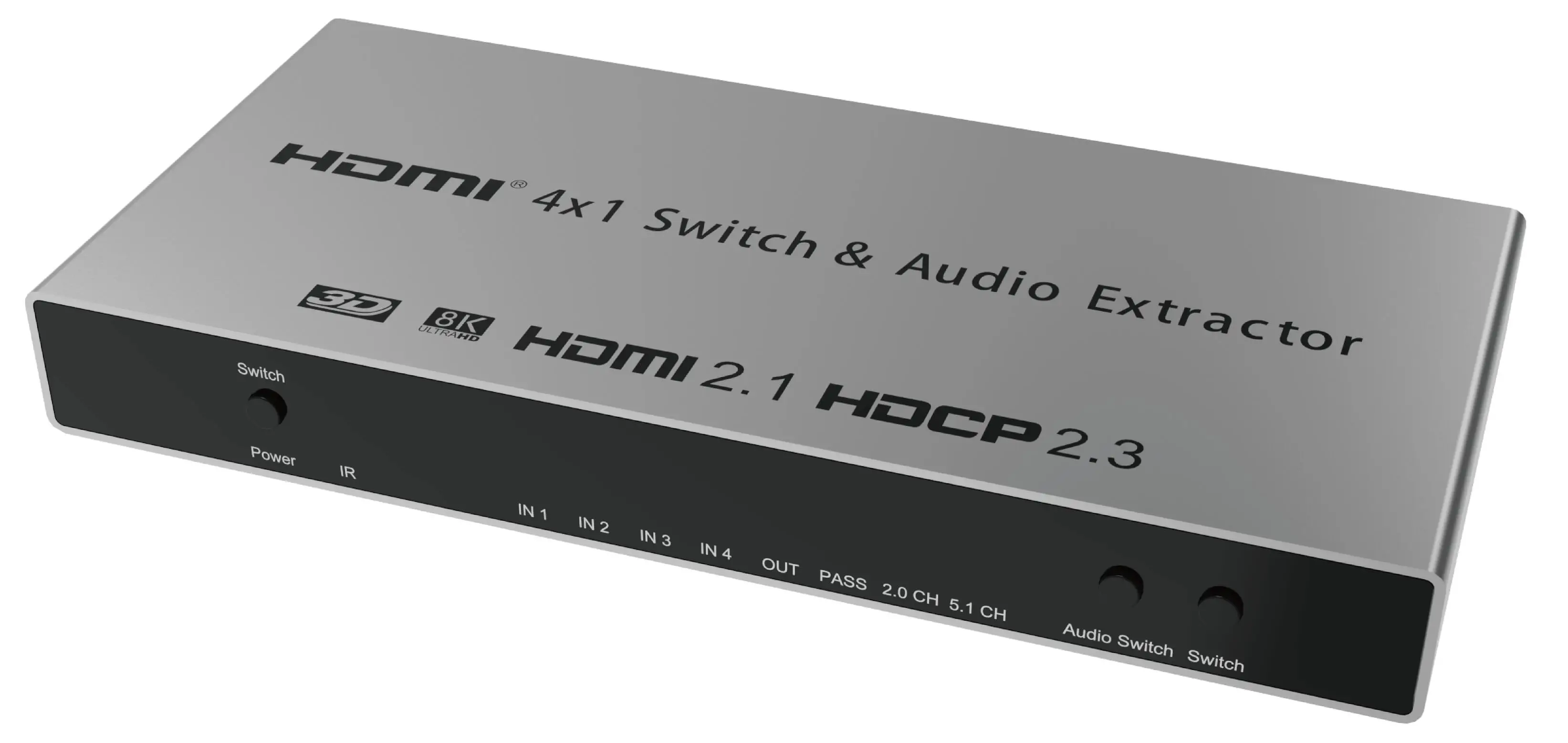 NEW HDMI 4X1 Switcher 8k@60Hz downward compatible Supports four HDMI inputs one HDMI output compatible with HDMI V2.1 devices