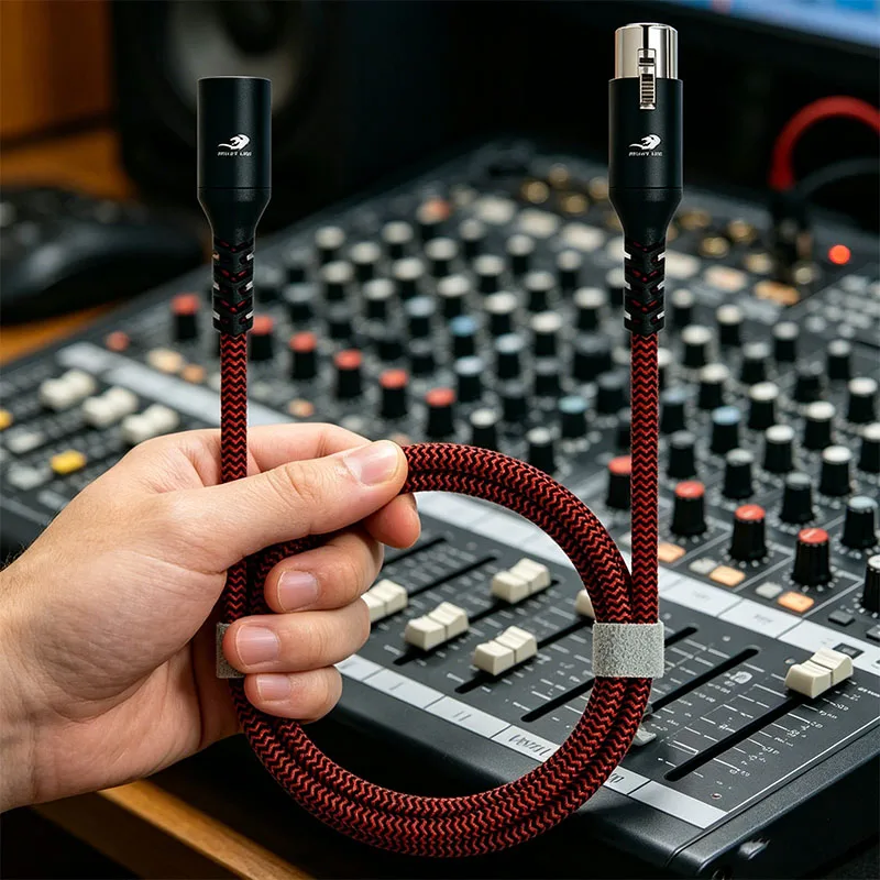 Cannon Cable XLR Balanced Audio Cable Male to Female Mixer Sound Concle Microphone Professional Extension Cable 1/3/5/10/20m