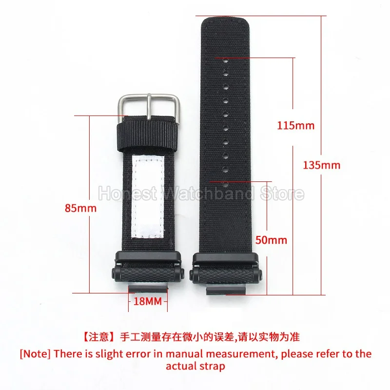 Abrasion‑proof Air‑permeable Weave Canvas Watchband for Casio G‑SHOCK 5637 GA‑900 GA‑900TS Premium Bracelet Dedicated Interface