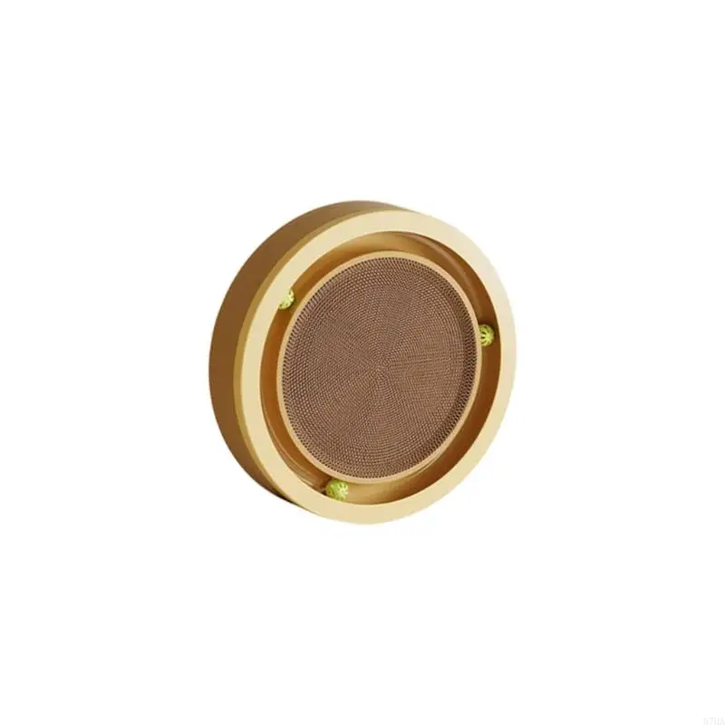 هرش الهرة التشاركي مع كرات ضوضاء قابلة للإزالة شبق النعناع لا ينزلق من الأسفل 52 سم مستدير 60 سم متغيرات إهليلجية 87HA #5