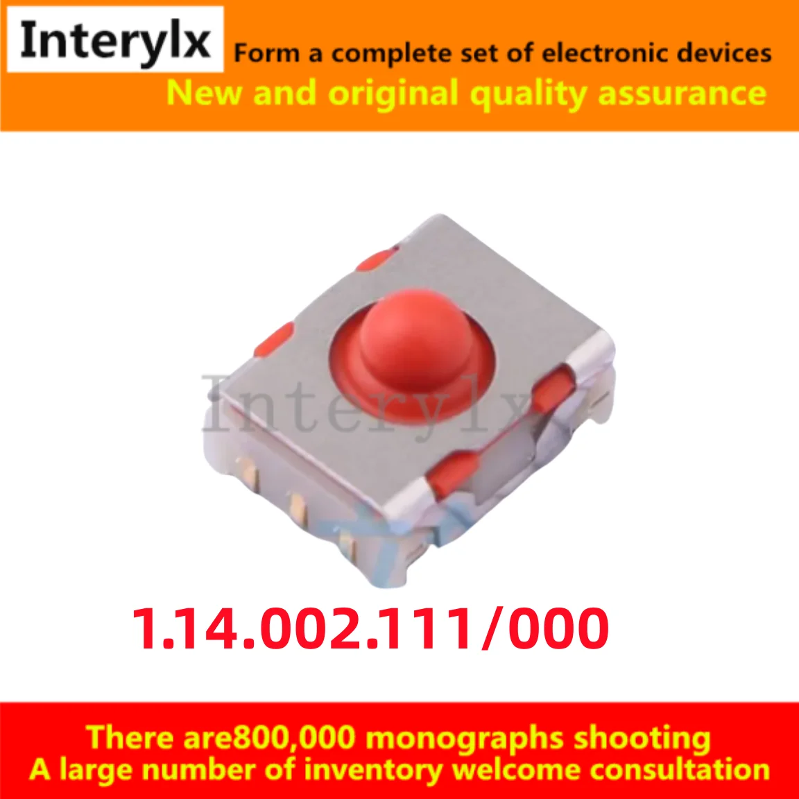 10Pcs/Lot Original 1.14.002.111/000 Button Keyboard Tactile Switch MICON5 SMT THT