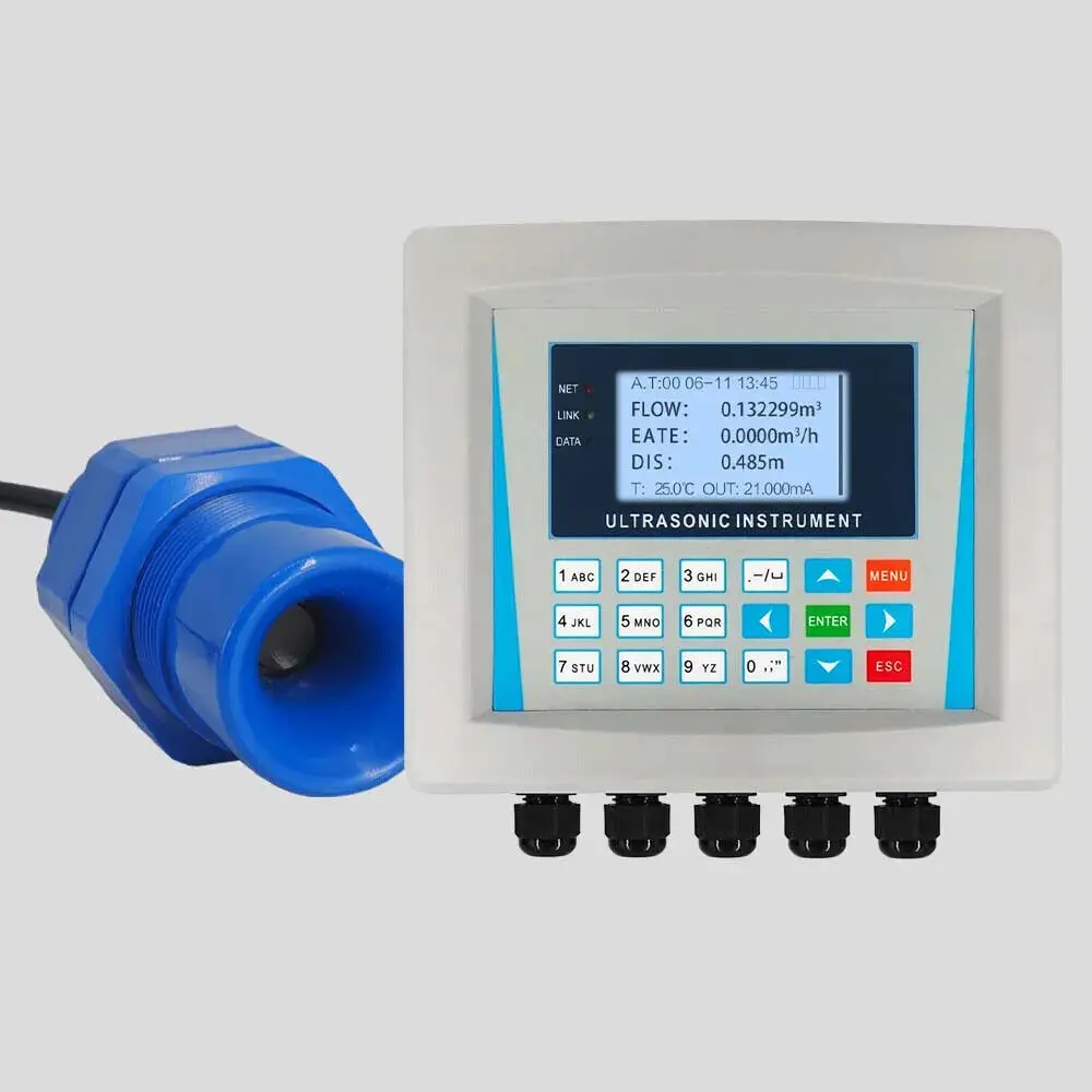 RC-MQ-201-C4Ultrasonic Open Channel Water Flow Meter China Water Level Flowmeter