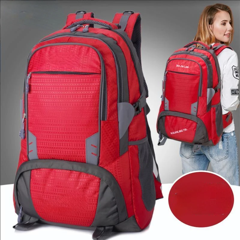 Quality Rucksack Camping Hiking Backpack Sports Bag Outdoor Travel  Trekk Mountain Climb Equipment 70L Men Women E88