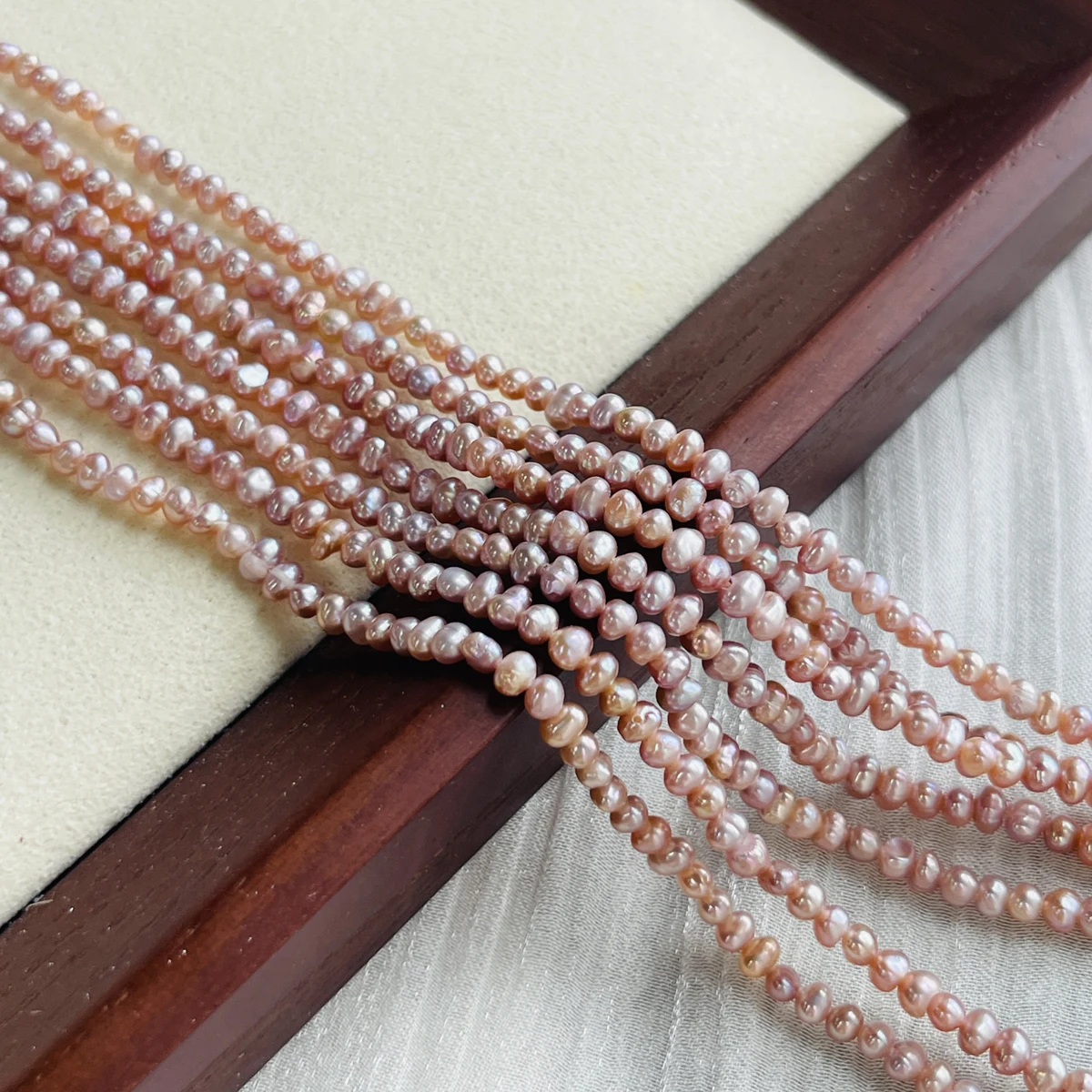 

Natural Freshwater Purple Baroque Pearls Irregular 4-5mm Pearls Loose Spacer Beads for Jewelry Making DIY Necklace Accessories