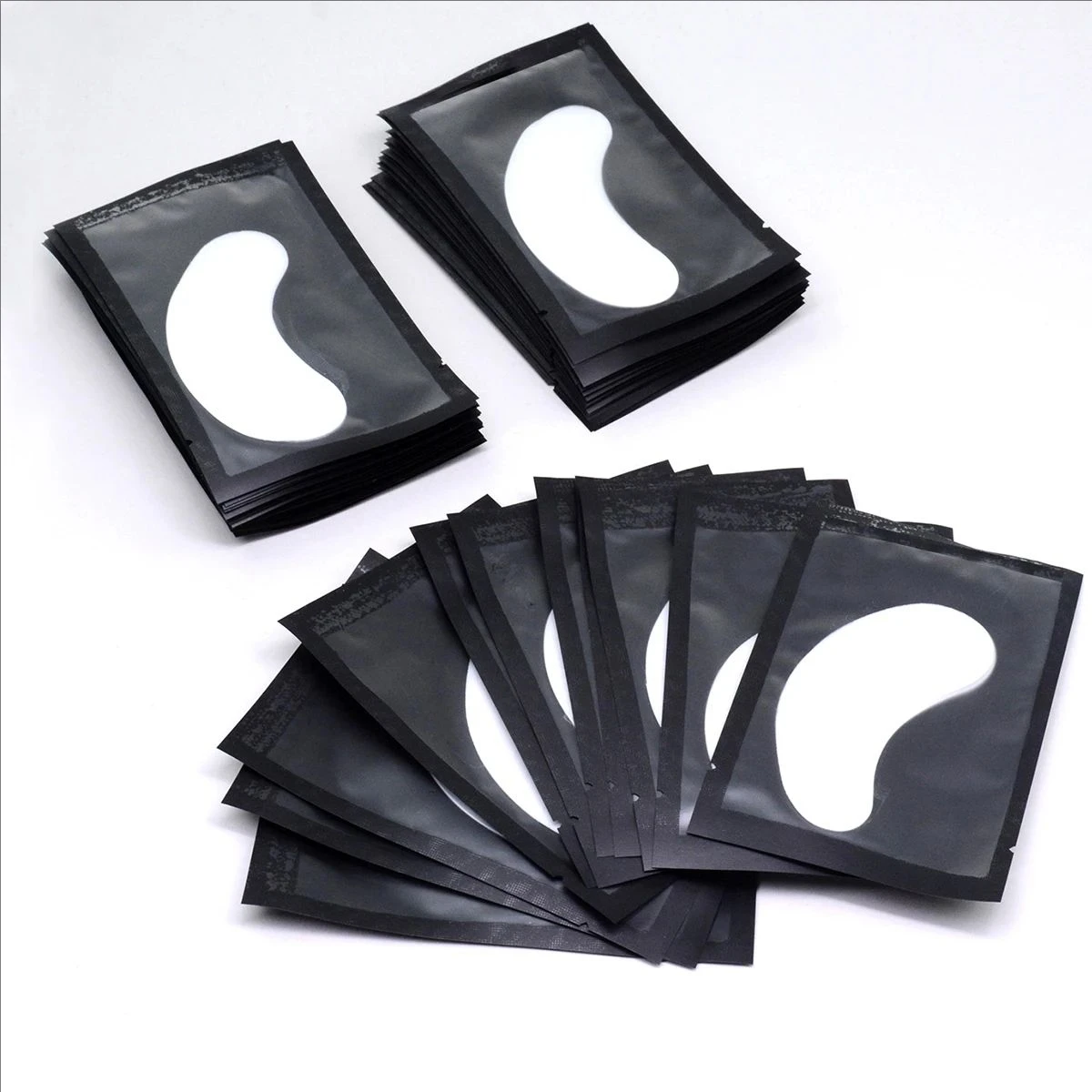 MJ 50Pairs Eye Patches Eyelash Extension Under Eye Pads Makeup Lashes Patch Tip Stickers Pads For Eyelash Extension Supplies