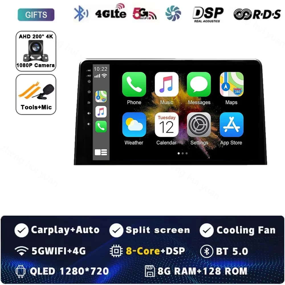 Android 16 Carplay autoradio multimediasysteem videospeler voor Citroen Berlingo 2019 Peugeot Partner Rifter 2020 voor Opel Combo