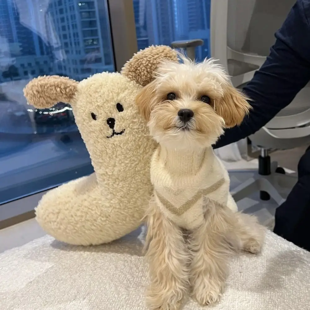 

Warm Fashion Pet Little Pillow U-Shaped Neck Protector Dog Cat Headrest Plush Soft Pet Sleeping Mat Deep Sleep