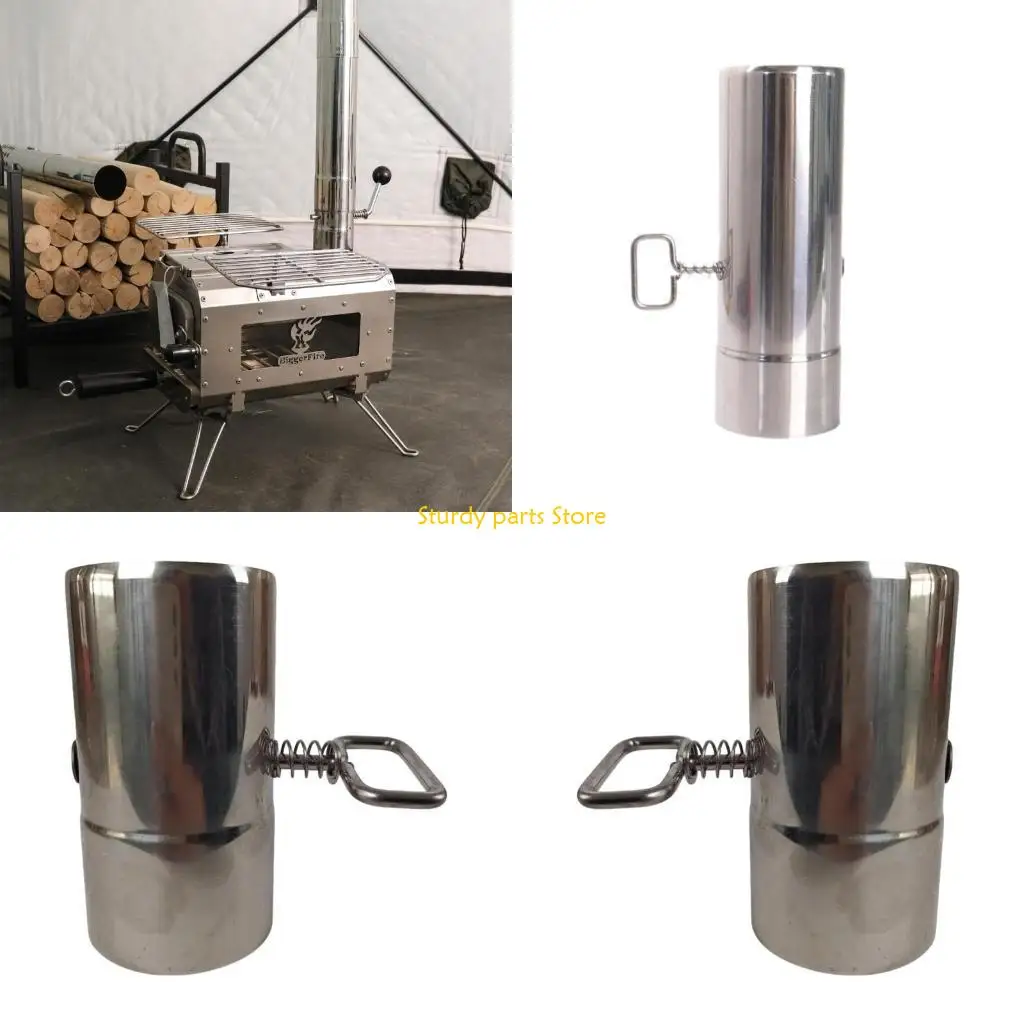 

97QC польские прочные трубы из нержавеющей стали, домашний аксессуар, удобный для кемпинга, дымоход с регулируемой конструкцией