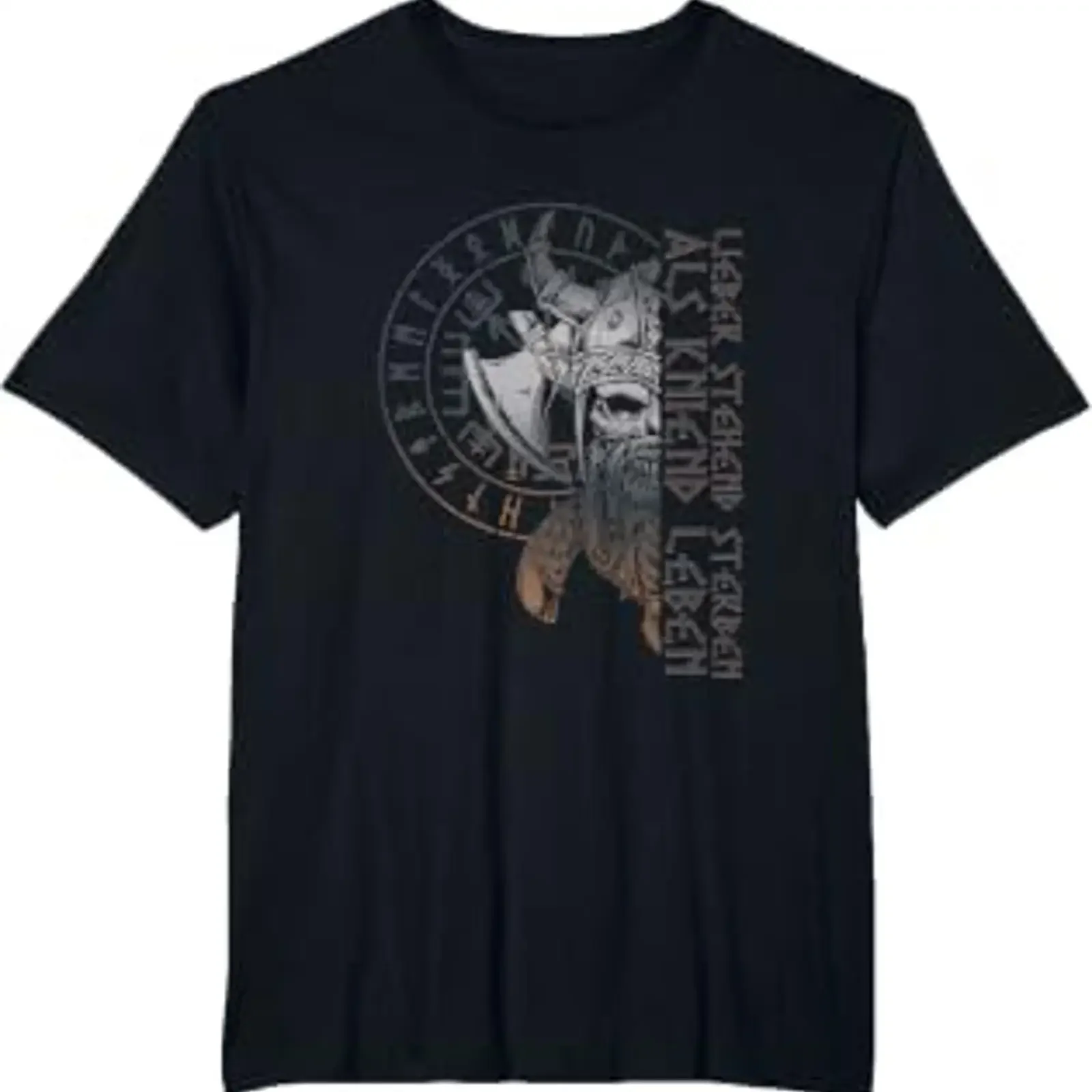 T Shirt with German Text Lieber Stehend Sterben Als Kniend Leben vintage Washed Versatile Casual Soft homme Slightly fashion
