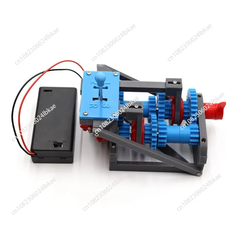 Four-gear manual transmission model car gearbox gearbox forward gear reverse gear simulation 3D printing parts