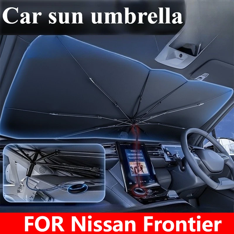 

FOR Nissan Frontier Car sun umbrella pull rope anti-scratch handle pull ring front windshield sun umbrella sun protection1PC