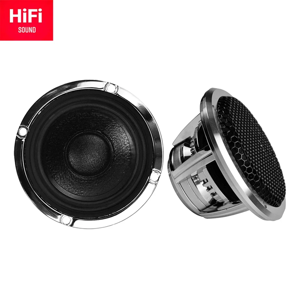 3.5 Inch Full Range Car Speakers Mid Tweeter Audio Upgrading