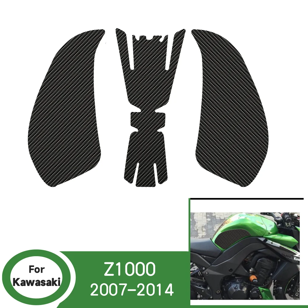 

Z1000 Anti Slip Fuel Tank Stickers Gas Cap Oil Protect Pad For Kawasaki Z 1000 2007-2014 2008 2009 2010 Motorcycle Accessories