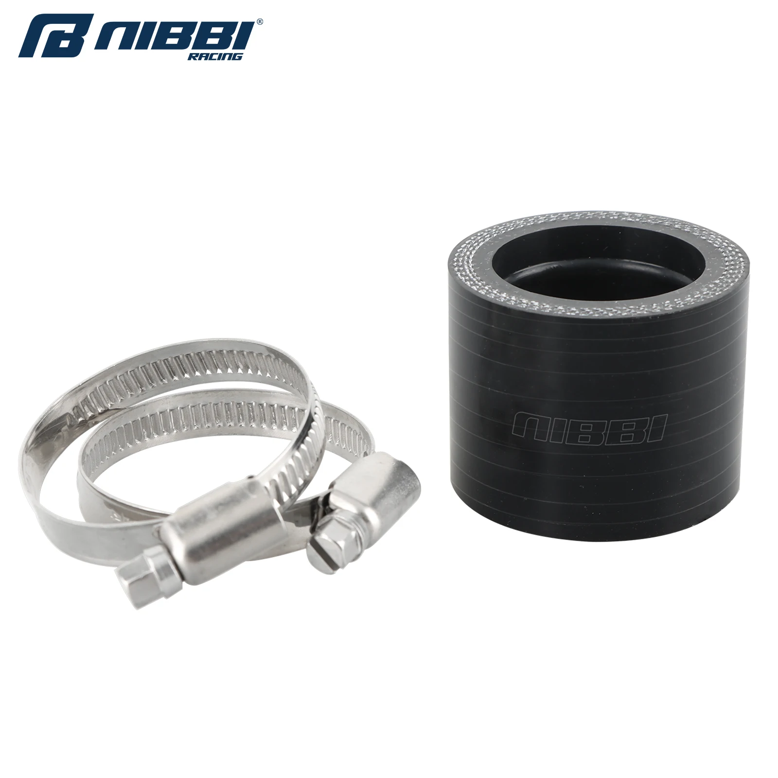 NIBBI moto carburatore adattatore in gomma ingresso tubo di aspirazione collettore da 38mm a 46mm adatto per Keihin Mikuni NIBBI PE PWK Carb