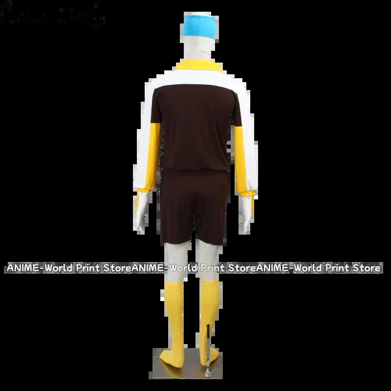 Nuevo 《tamaño personalizado 》 Anime Inazuma Eleven GO Shinsuke Nishizono Raimon equipo de fútbol uniforme de portero disfraz Cosplay VCCHJJD2025