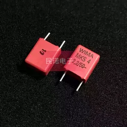 10PCS/50PCS WIMA 7.5MM red capacitor 10NF 1500PF 220NF 33NF 470PF 68NF 1UF 2.2 MKP4 MKS4 MKP10 FKP3  275V 100NF 100B 630V 400V