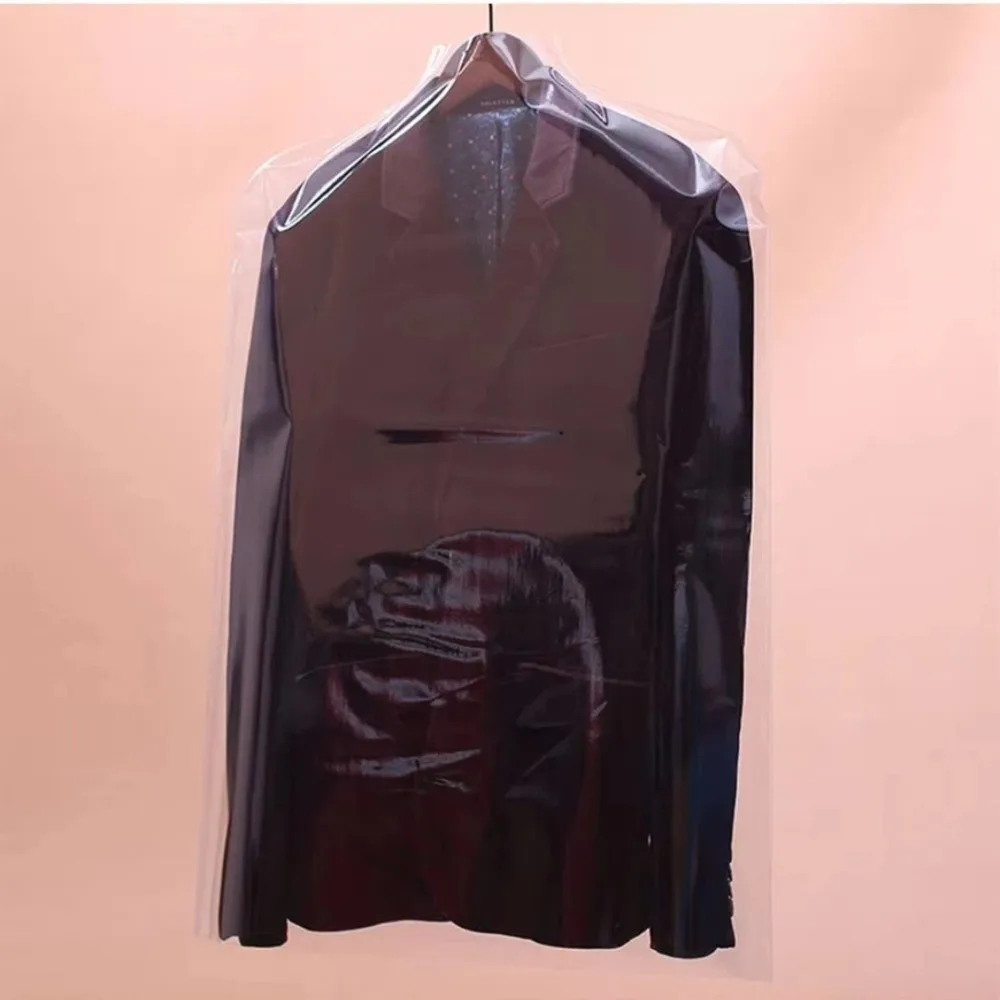 Durable Clear Clothes Covers PVC Multiple Size Protection Case Half Body Cover For Garment Coat Jacket Shirt Suit
