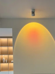 New sunset spotlight Led Down Lamp Interior Surface Mounted Ceiling Spot Lighting Decoration Living Bedroom Fixture Hallway