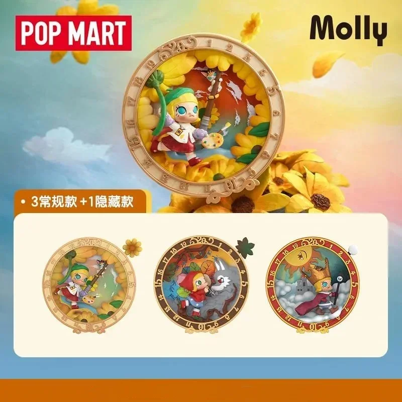 POP MART MOLLY 20. Jubiläums-Serie Blind Box Spielzeug Mystery Box Überraschungs-Actionfigur Niedliches Modell Geburtstagsgeschenk