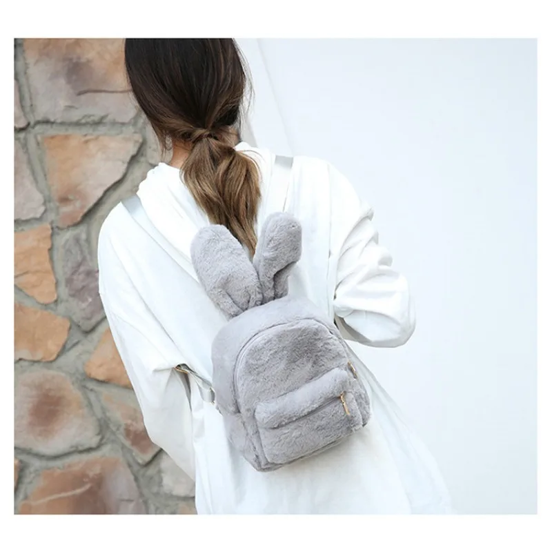 حقائب مدرسية صلبة من القطن ذات جودة عالية وسعة كبيرة للنساء، جيب داخلي بسحاب، حقائب ظهر حلوة بسيطة ومتعددة الاستخدامات