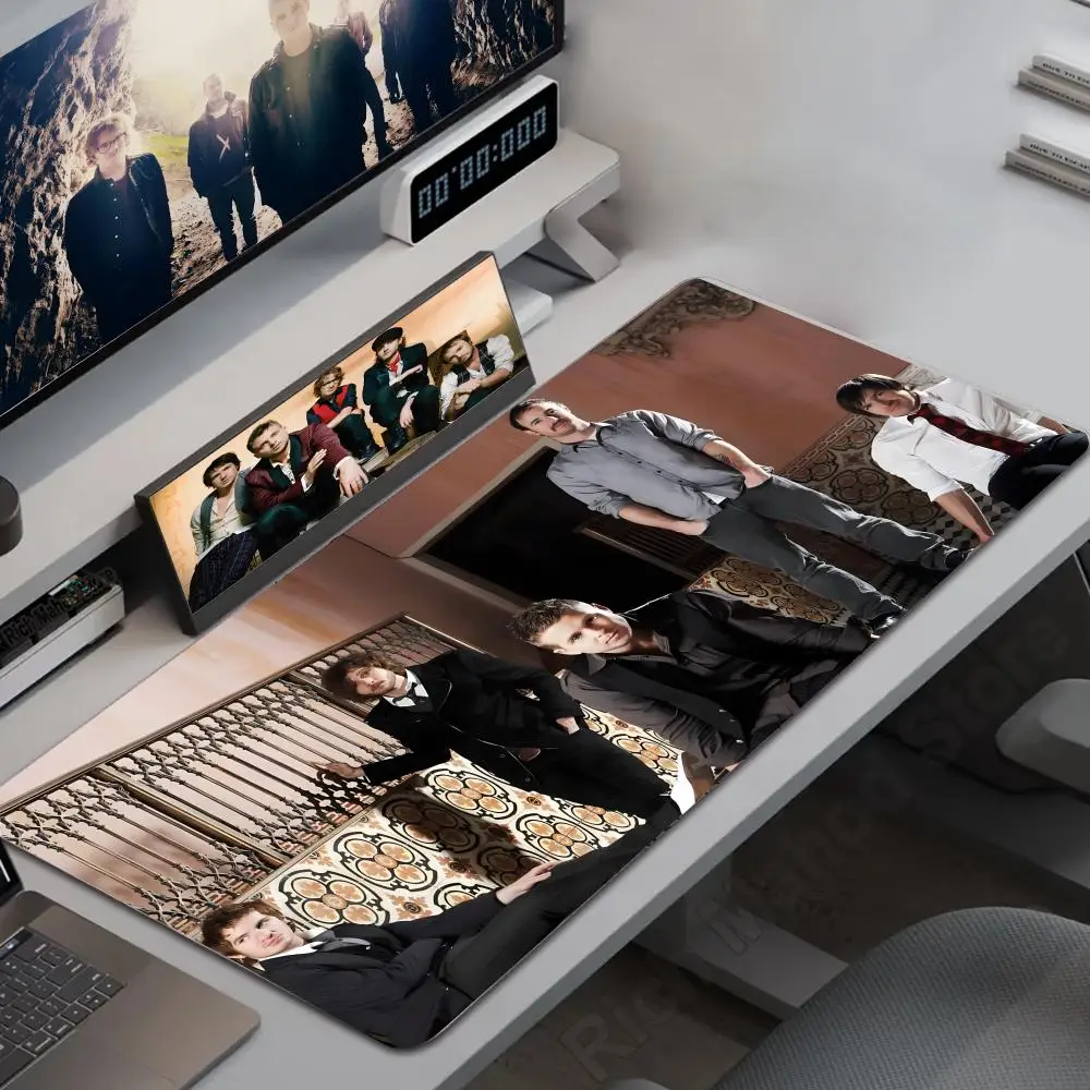 

Коврик для мыши OneRepublic, большой игровой коврик с защитой по краям, утолщенный, для компьютерной клавиатуры, настольный коврик