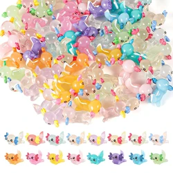 16/32pcs Mini Resin Axolotl Miniatures, Cute Fairy Garden Animal Figurines Ornament, Micro Landscape DIY Craft Decoration