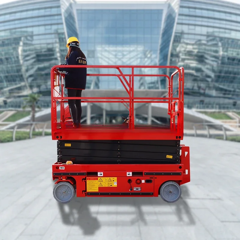 10m Automatic electric scissor lift aerial work platform