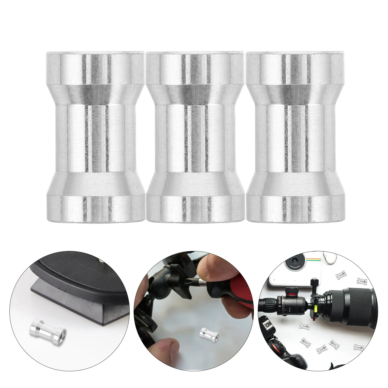 adaptador-de-parafuso-para-tripe-em-liga-de-aluminio-10-pecas--conversor-de-rosca-para-camera-substituicao-de-parafuso-para-montagem-em-tripe-para-uso-em-estudio-e-exteriores