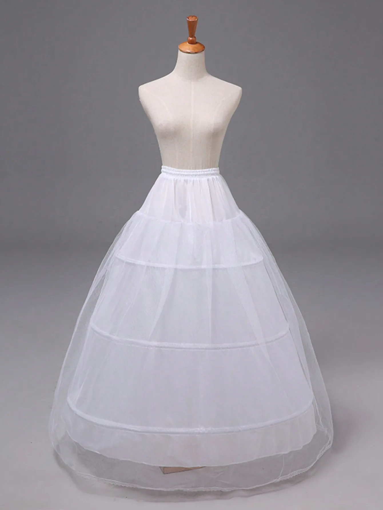Children Petticoat 3 Hoop Skirt Petticoat Lolita Skirt Kids For Flower Girls Dresses Little  Crinoline image 3