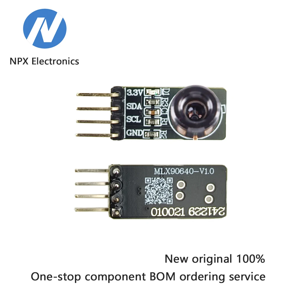 

MLX90640ESF-BAA-000-TU модульный датчик теплового изображения с инфракрасным массивом 32x24, интерфейс I2C