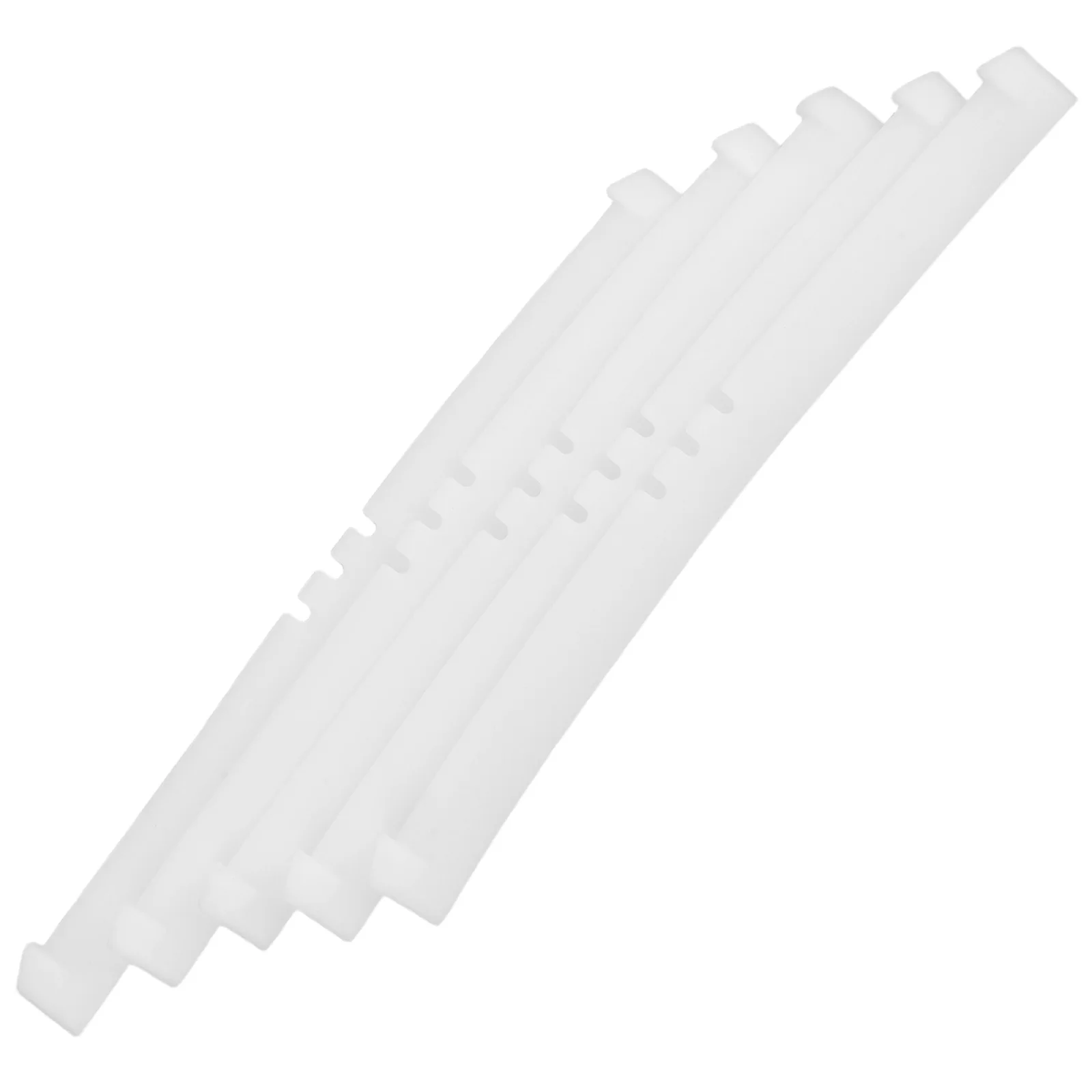 

5pcs Silicone Strips Efficient Floor Glass Cleaning Multi Surface Use Window Squeegee Replacement Parts Cleaning
