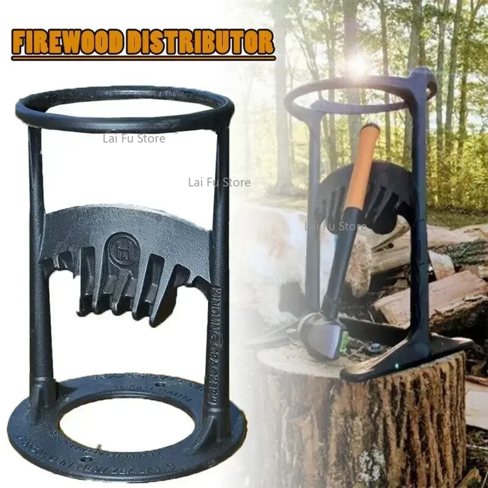 Firewood Splitter Save Labour Portable Wood Splitting Tool Wood Splitter Portable Iron Splitting Wedge Outdoors Wood Breaker