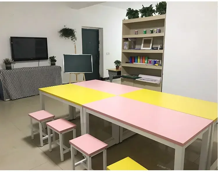 

2026 school children party desk sets, education children learning table and chair/