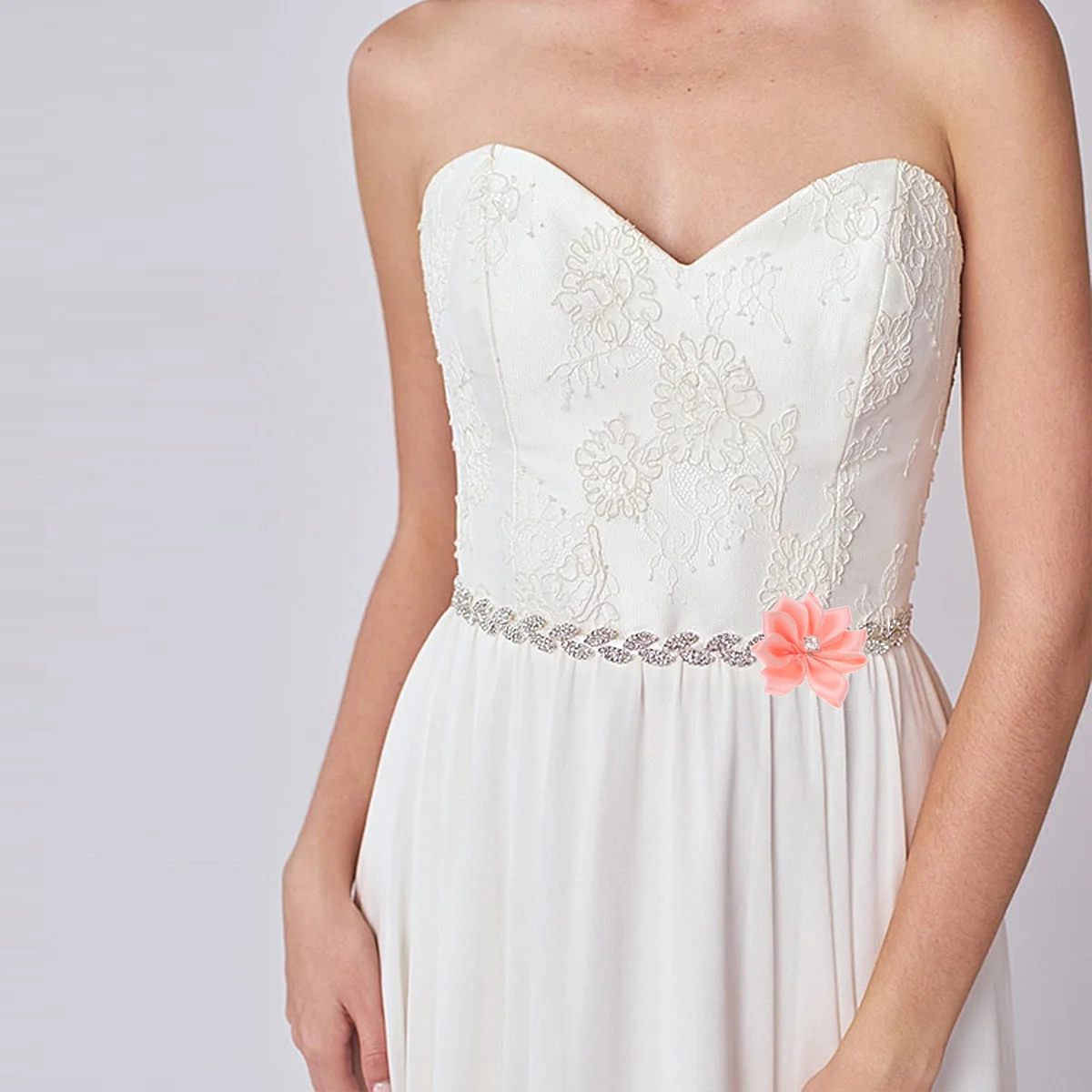 

40Pcs Flower Headbands Diamond Decoration Baby Girl Hair Bands 3cm Soft Comfortable Headwear DIY Accessories Baby Headwear