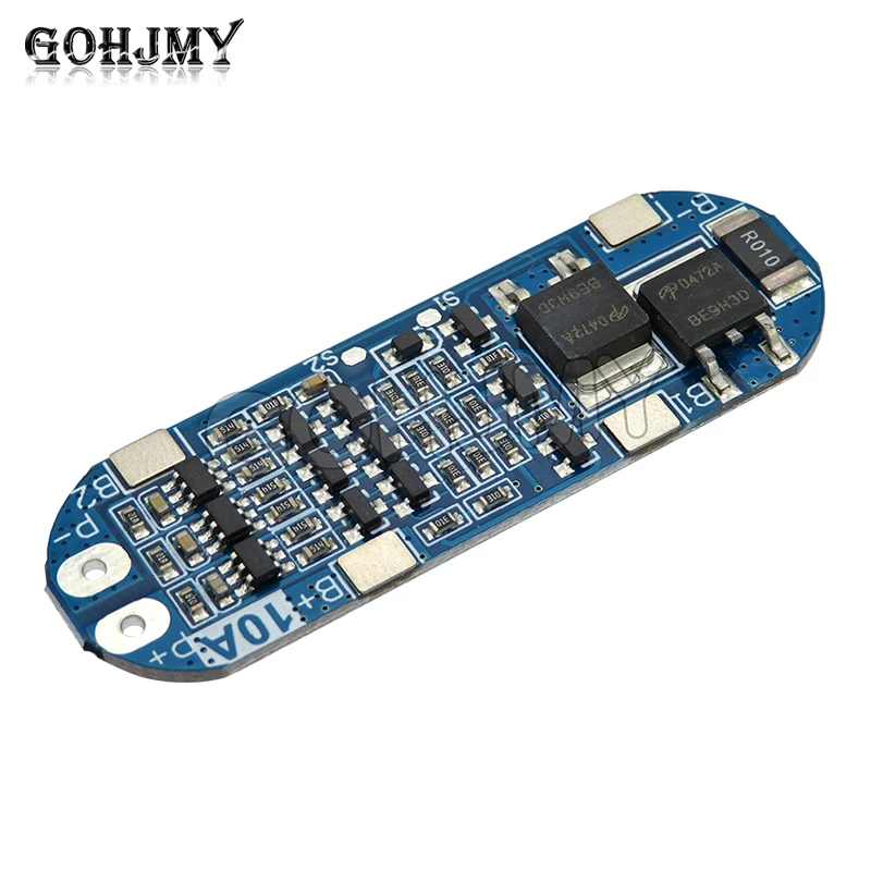 3S 11.1V 12V 12.6V lithium battery protection board overcharge over discharge short circuit function 10A current limiting