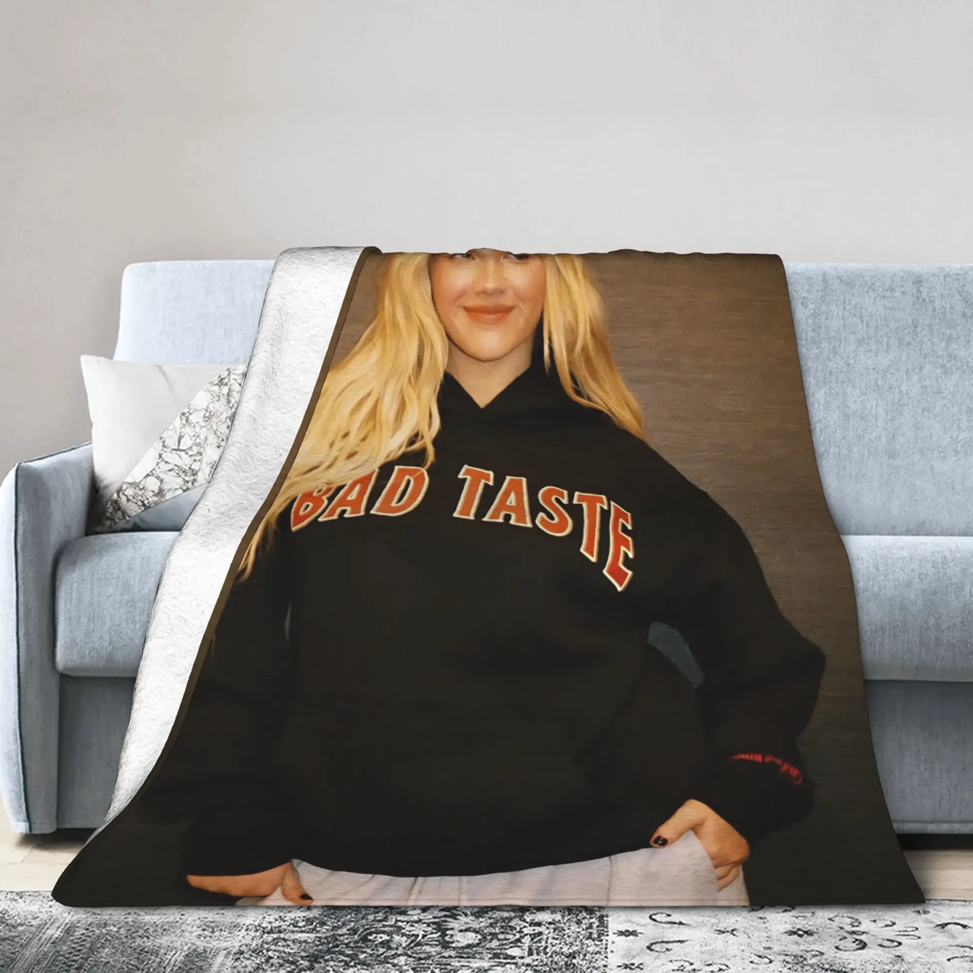 Bad Taste Freyas Singer Skyes  Coral Fleece Plush Throw Blankets  Blankets for Bedding Couch Lightweight Bedspread
