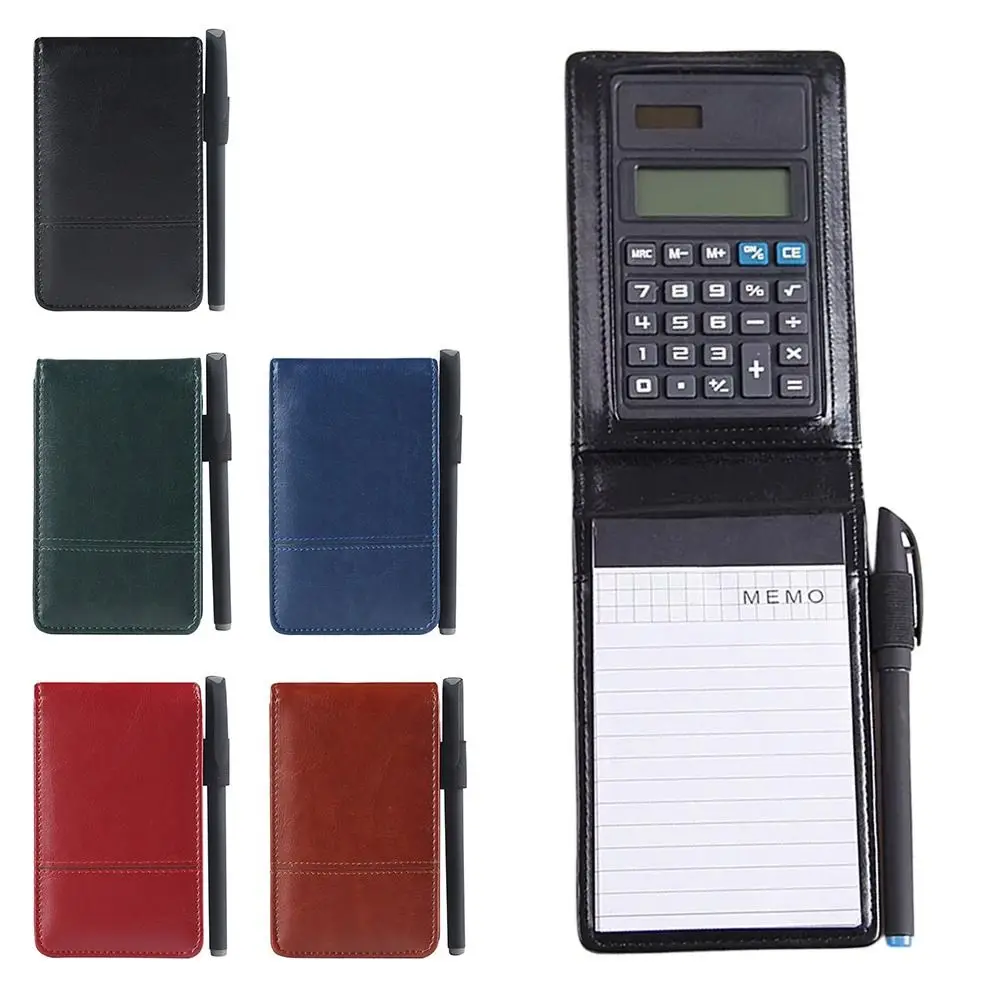 12PCS/Set A7 Calculator Notebook Ultra-Thin Carryable Note-Taking Book Multi-Functional Tearable Notepad School Office Supplies