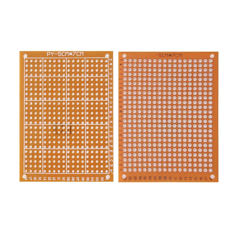 2PCS Single Sided PCB 10x15cm 10x22cm 12x18cm 13x25cm 15x18cm Prototype Board PCB  DIY Universal Circuit Board