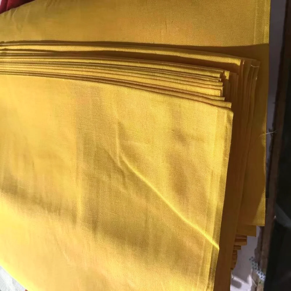 Five Color Cotton Fabric For Religious Ceremony Rituals Fire Offering Decoration Textile Durable Natural Material Craft Supply