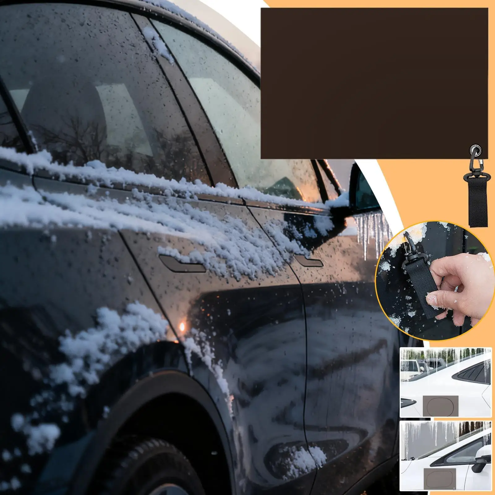 

Car Door Sticker Magnetic Anti-Freeze Sticker Car Door Handles Freezing Guard For Winter Outdoor Parking Truck SUV Sedan Pickup