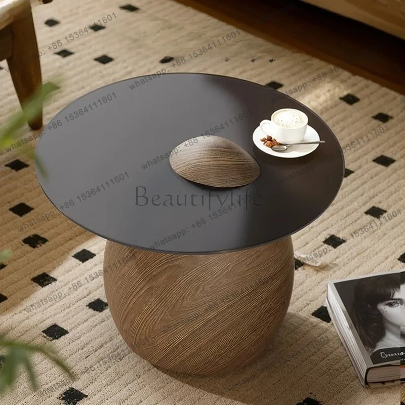 small coffee table living room home side table balcony small tea table light luxury high sense