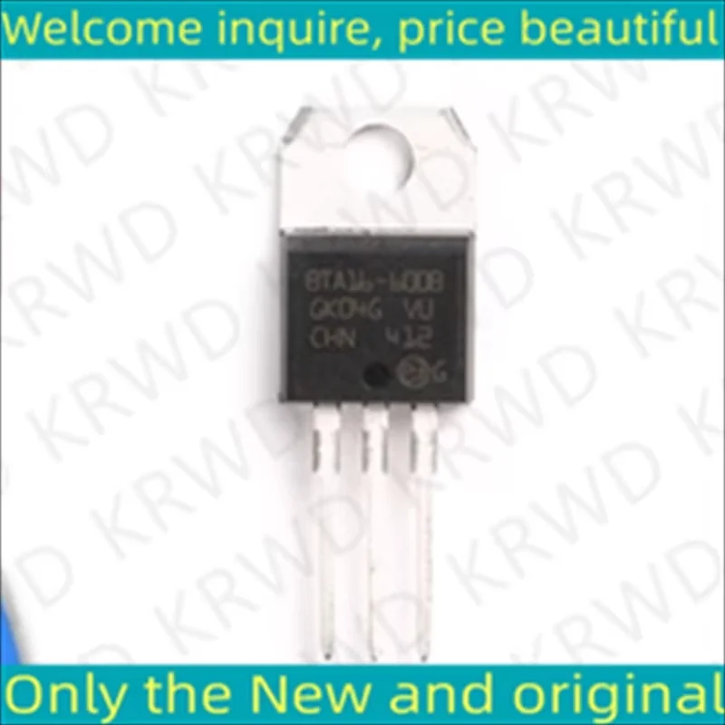 5PCS BTA16-600B New and Original   BTA16-600BRG  BTA16-600 TO-220