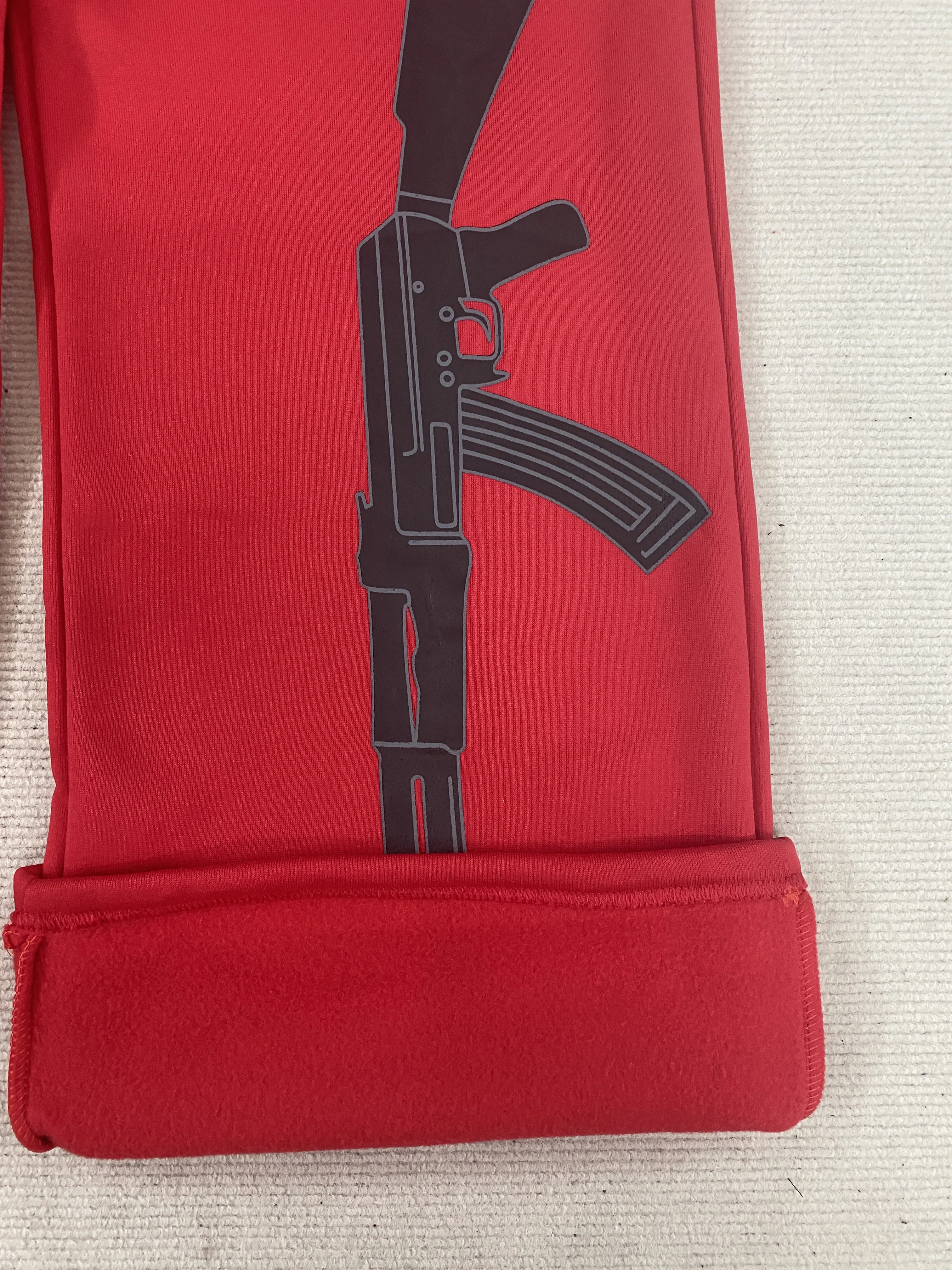 بنطال رياضي للجنسين على طراز الشارع الأمريكي 2025 عالي الخصر مع مطبوعات أزياء جريئة لمواصفات الاتجاهات الحضرية