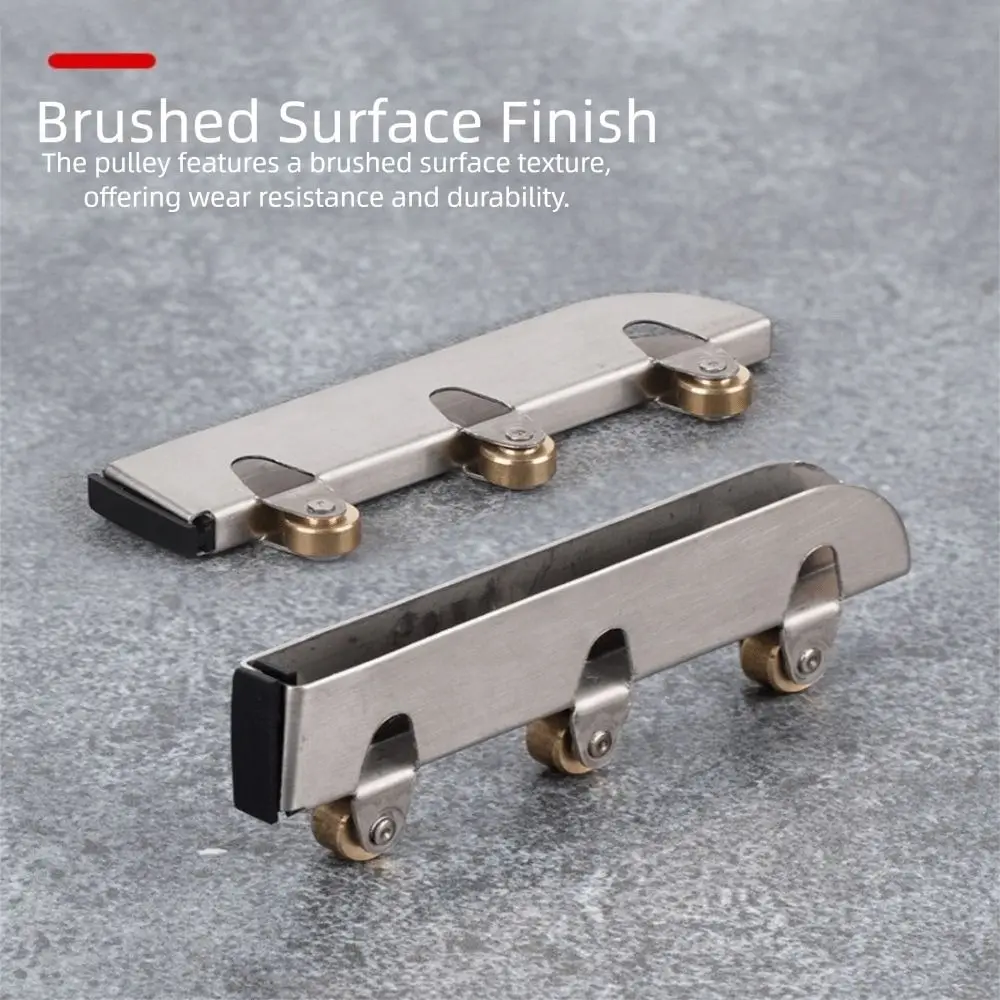 

Pulley Roller Stainless Steel Glass Door Pulleys Roller Track Wheel Window Pulleys Downward Pulley Window