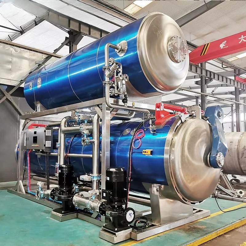 Customized Full Water Immersion Retort Machine Sterilization Commercial Food High Temperature High Pressure Sterilization Pot