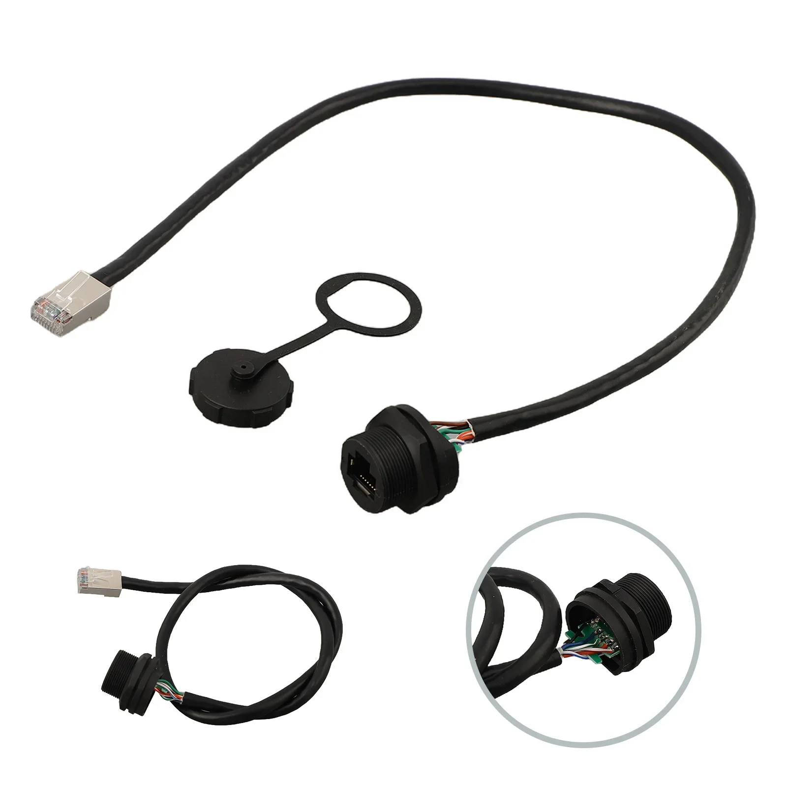 High Conductivity Waterproof Connector for Network Switch Threaded Female Socket (E13T FR5 PWF/MR5 NCA PV PCB)
