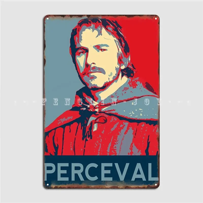 Kaamelott Perceval Hope Style Metal Sign Wall Mural Funny Plaques Club Bar Tin Sign Poster