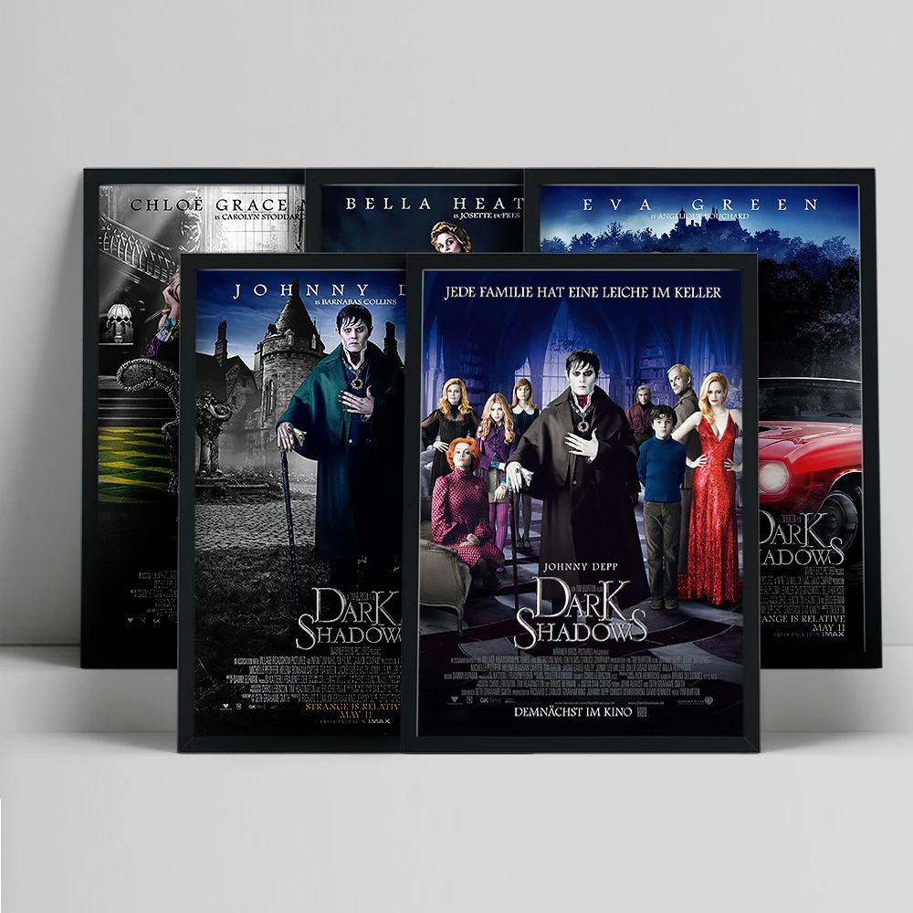 Dark Shadows Fantasy Comedy Horror Film Print Art Poster Movie Wall Stickers Home Decor Canvas Painting