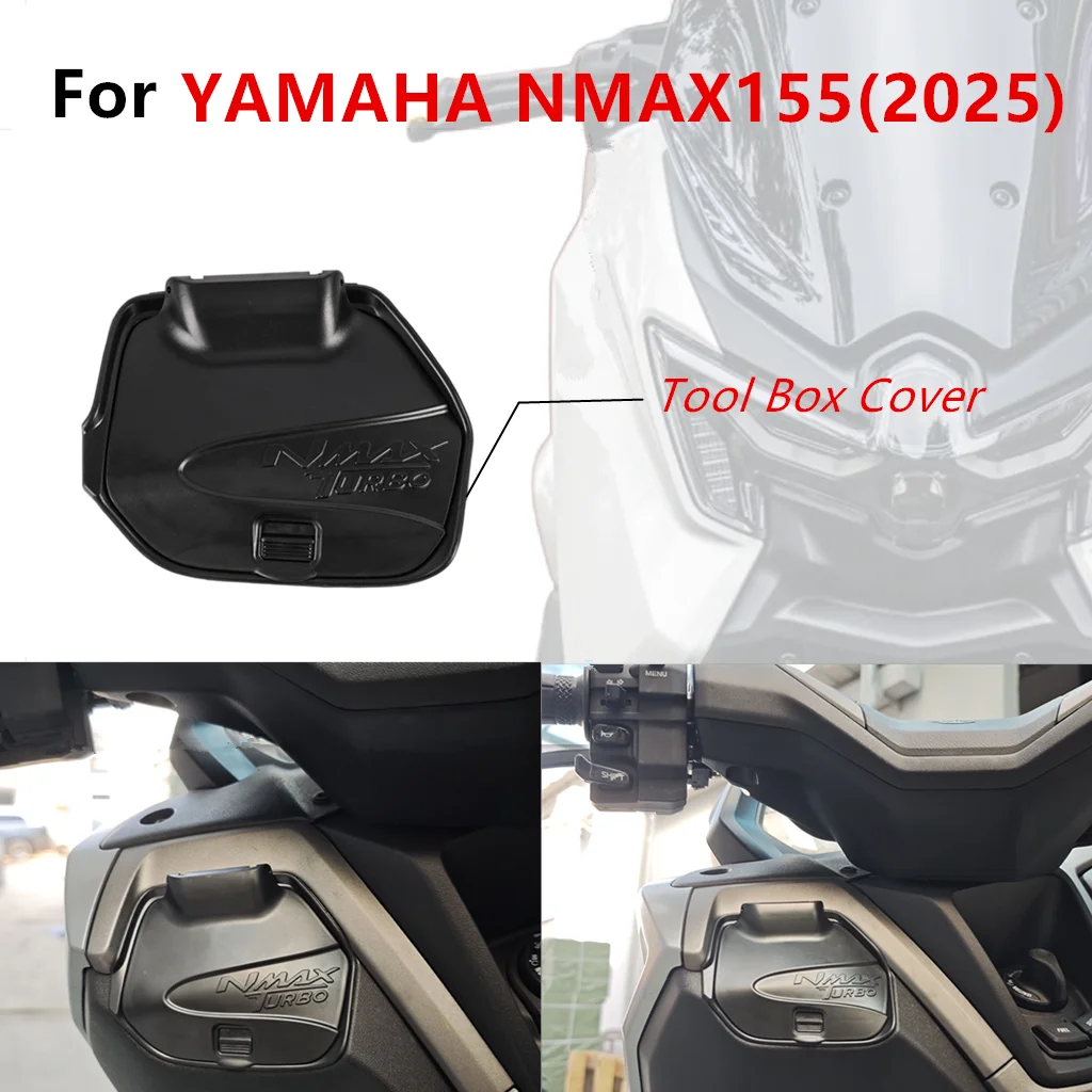 

For Yamaha nmax 2025 Tool Box Cover Waterproof ABS Side Storage Lid with Dust Seal (OEM Fit) nmax155 Accessories